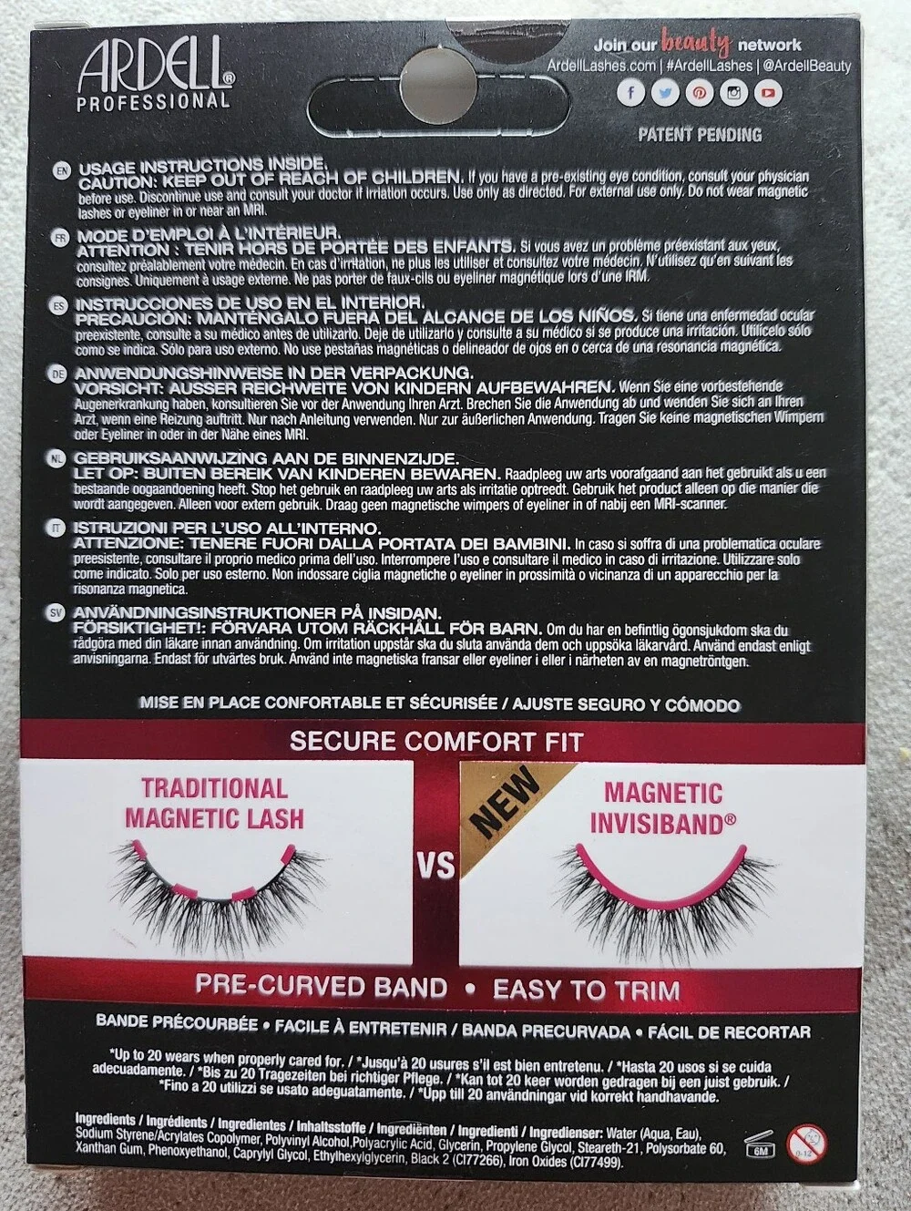 Ardell Magnetic MegaHold Liner & Lash - Black NEW